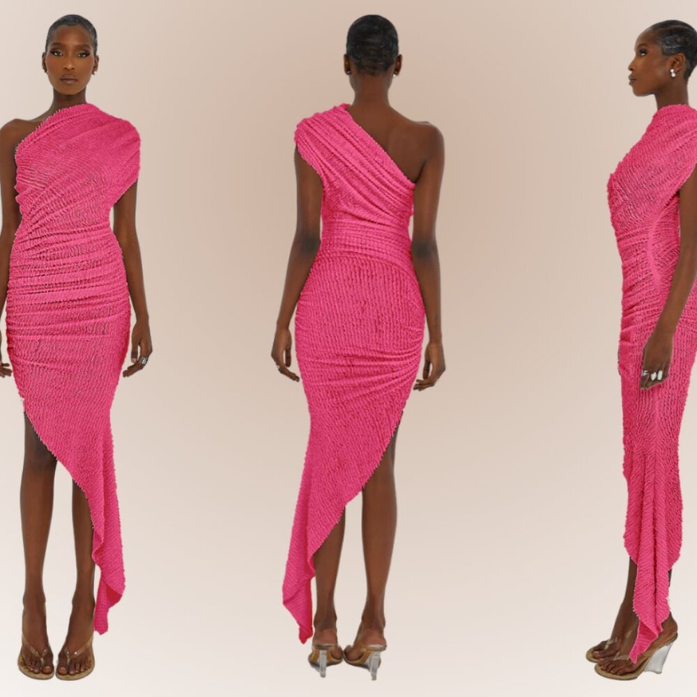 PASU DRESS - FLAMINGO WING DRESS